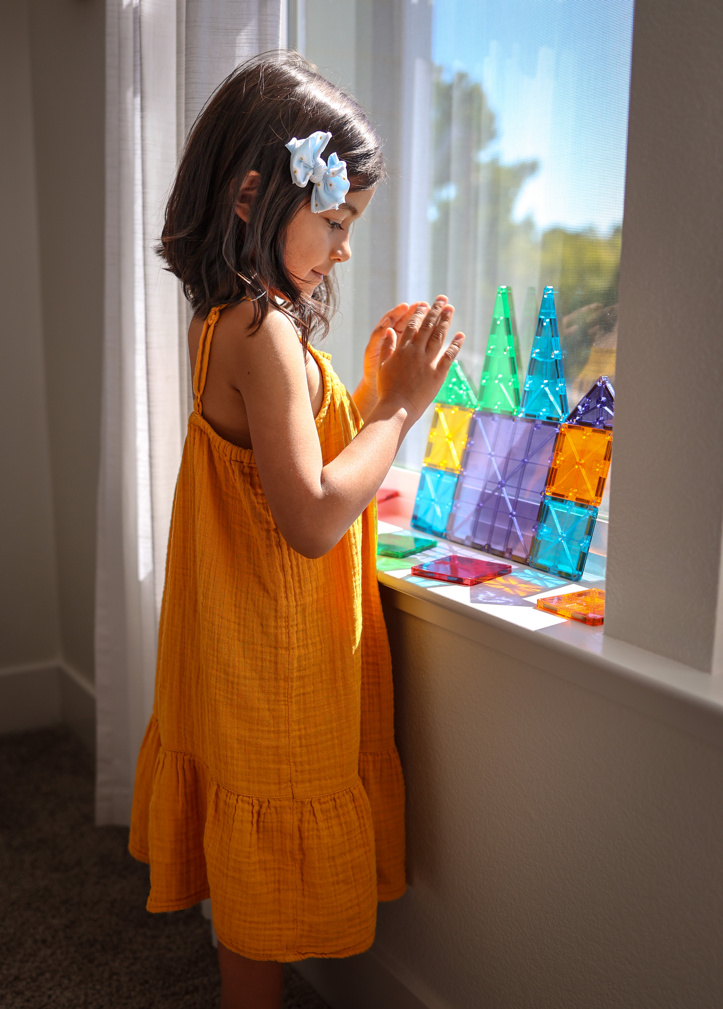 MAGNA-TILES® Clear Colours -magneettirak.sarja, 32 osaa