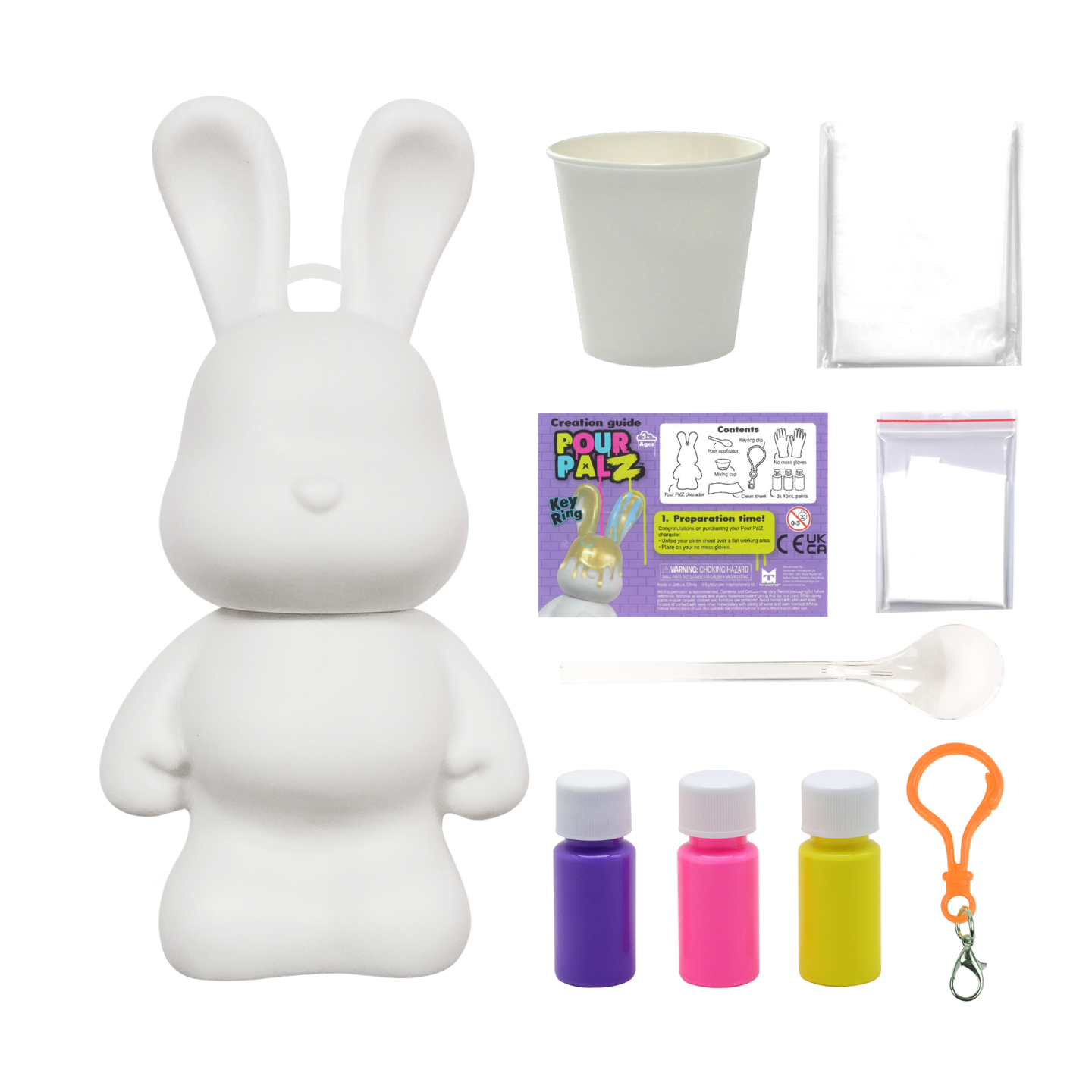 Pour Palz bunny mini avaimenperä