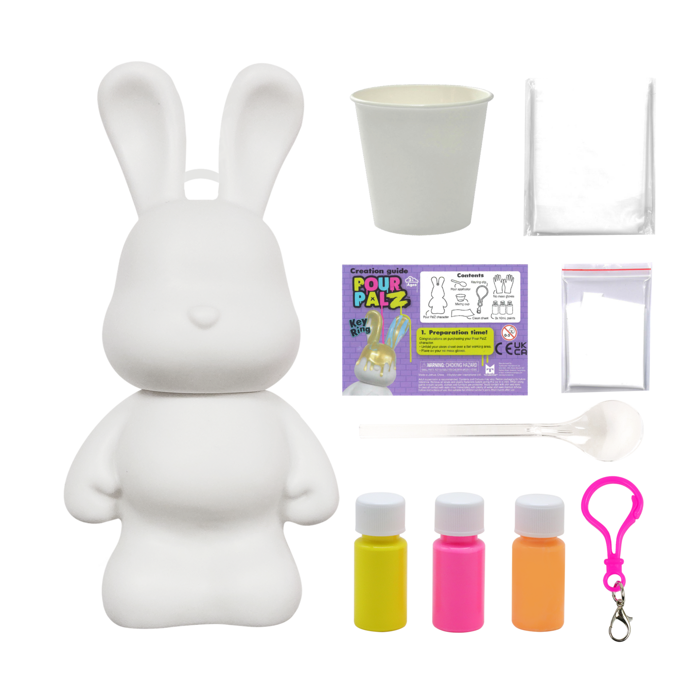 Pour Palz bunny mini avaimenperä