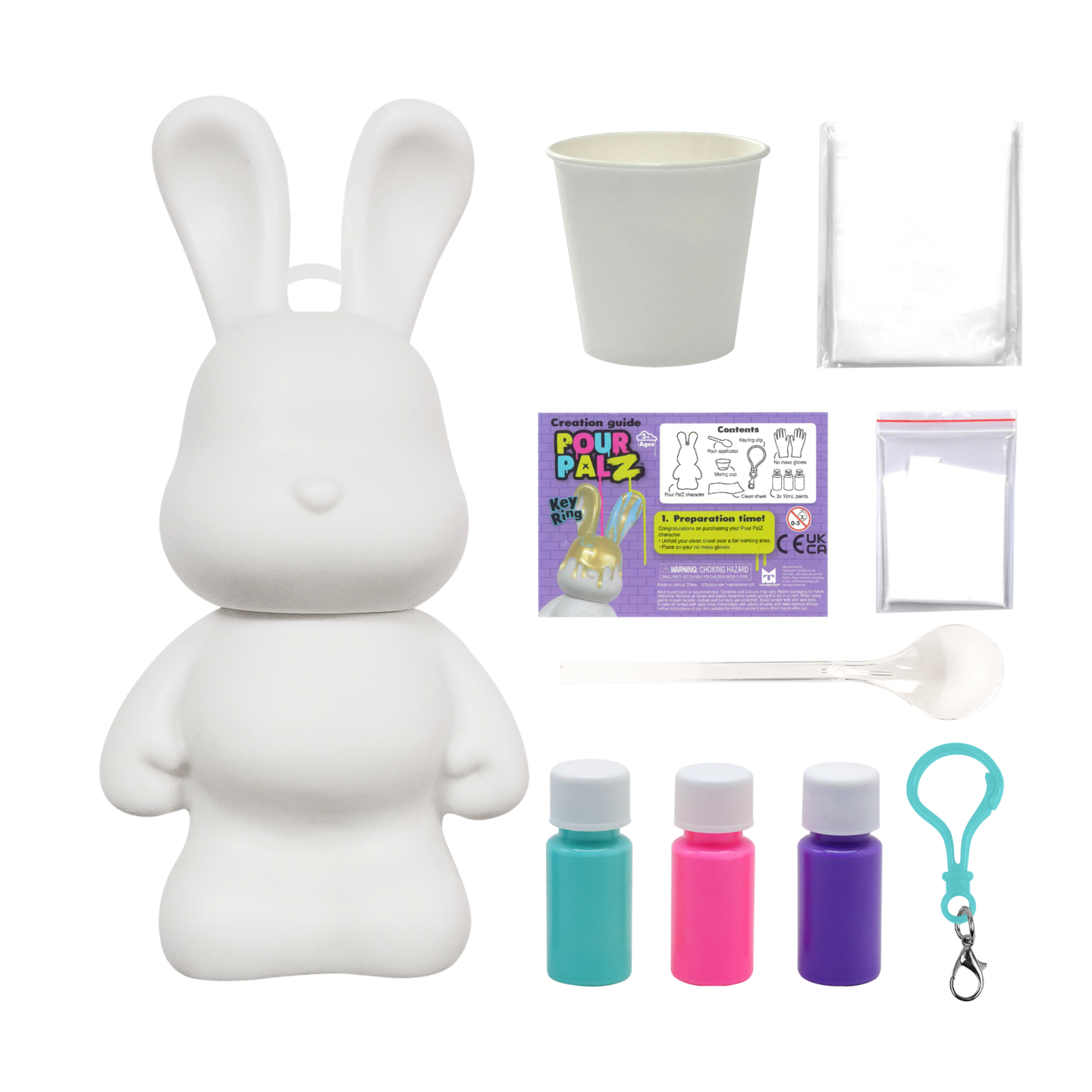 Pour Palz bunny mini avaimenperä
