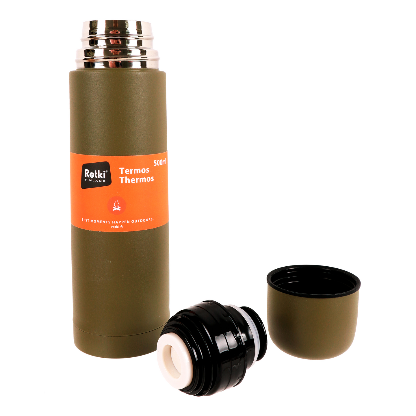 Retki termospullo oliivi 500ml