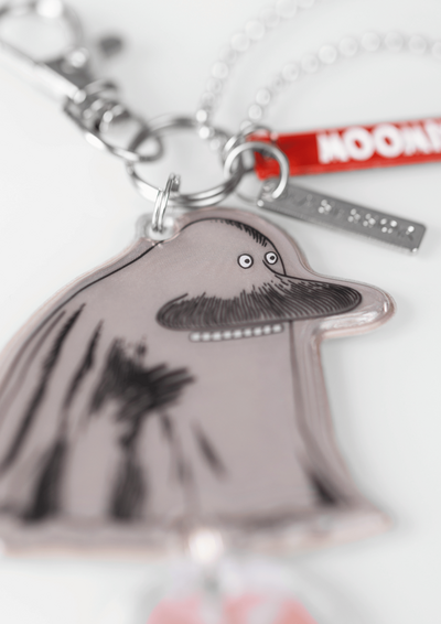 Lasessor X Moomin Design koruheijastin Mörkö rubiinilla