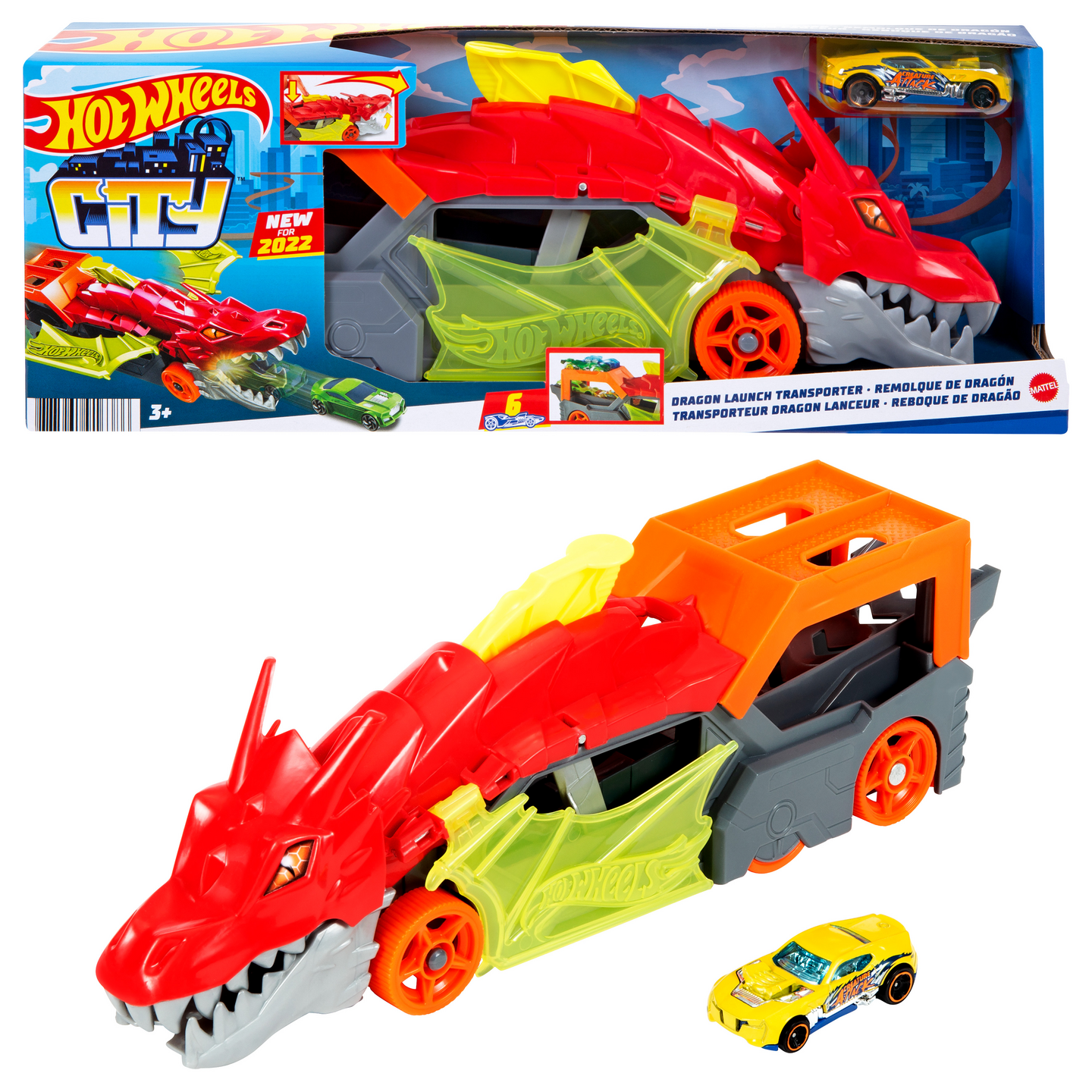 Hot Wheels Dragon Hauler Kuljetusrekka