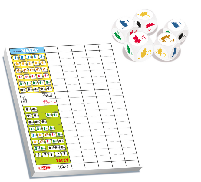 Tactic Muumi Yatzy lastenpeli