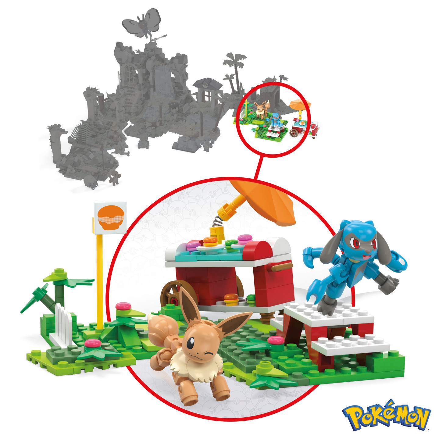 MEGA Pokémon Poké Puff Picnic -rakennussetti 193 osaa