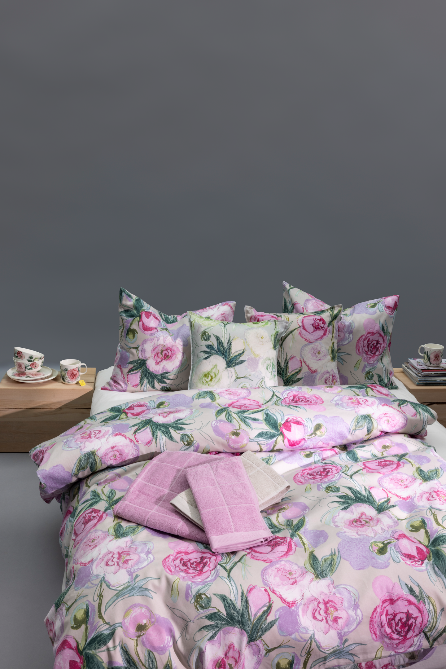 Pentik Bella parivuoteen pussilakanasetti 240x220 cm vaaleanpunainen