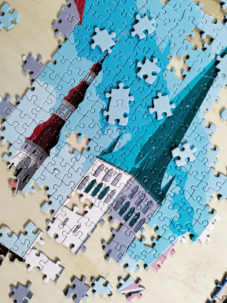 Tactic 1000 palaa Vintage Cities Tallinn palapeli