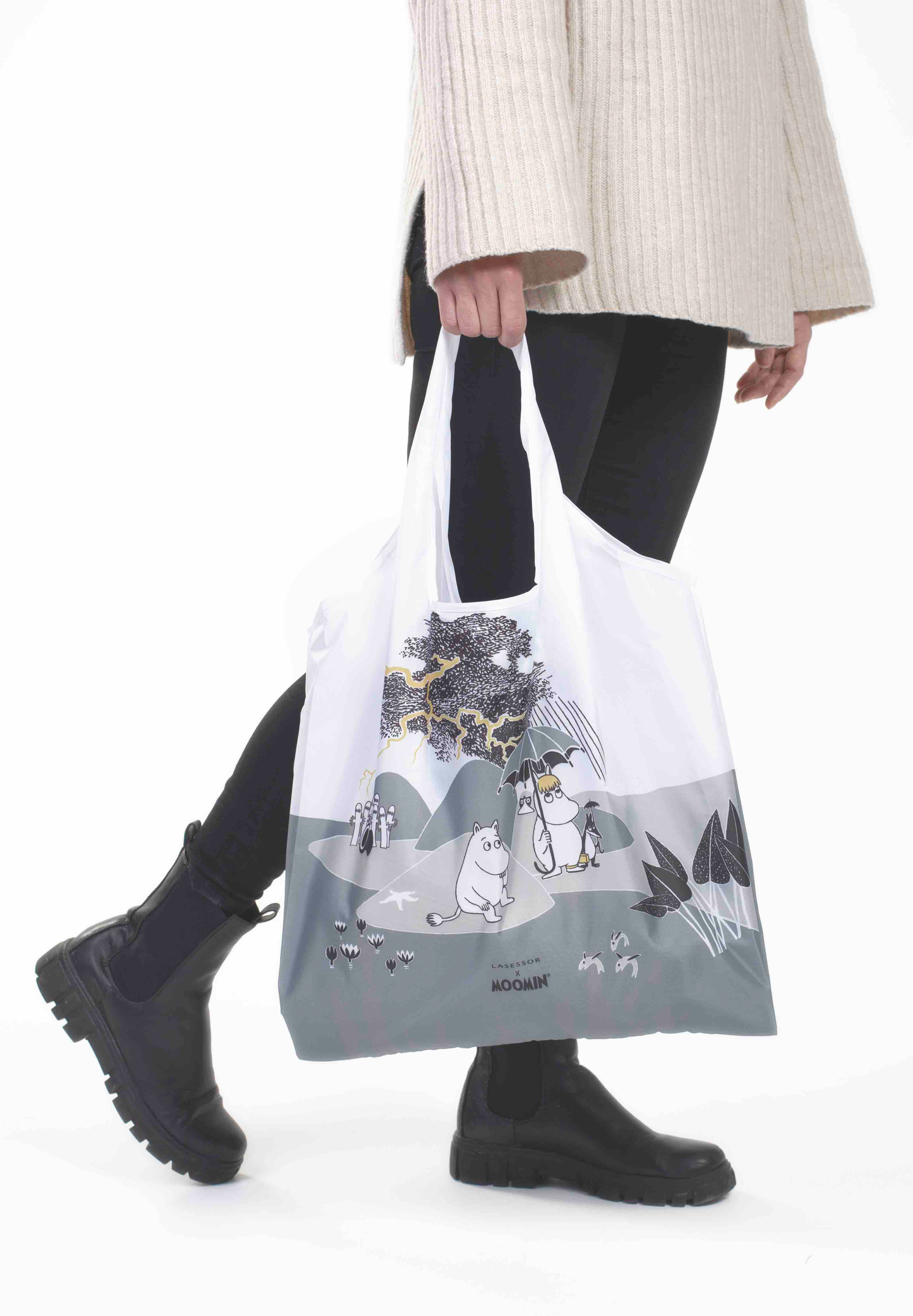 Lasessor x Moomin eko kestokassi Saaressa