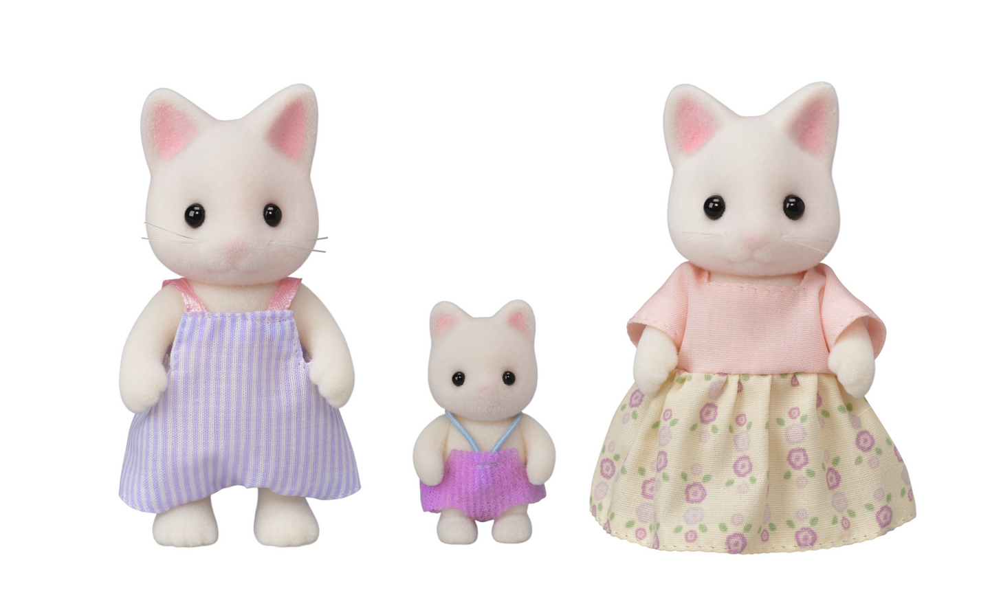 Sylvanian Families valkoinen kissaperhe
