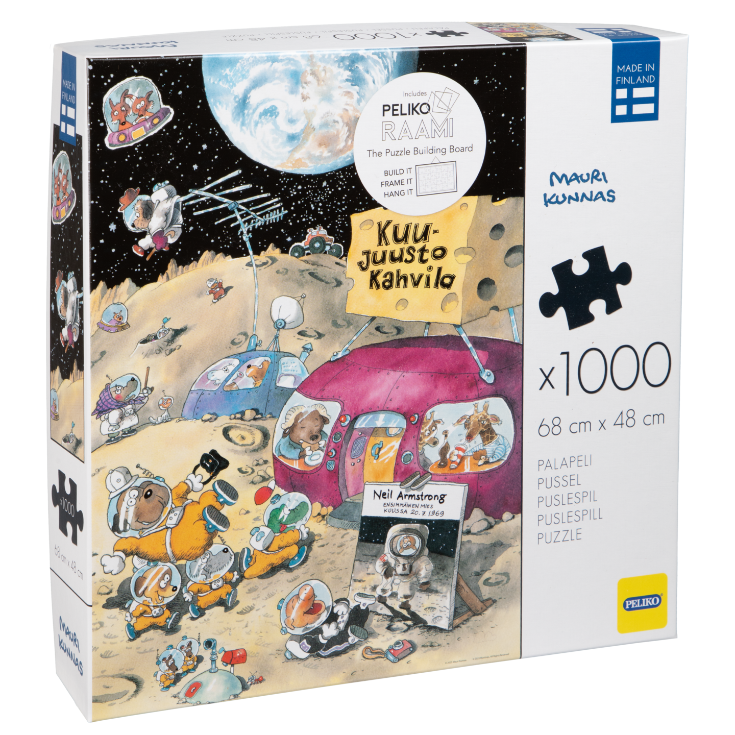 Mauri Kunnas 1000 palaa kuujuustokahvila