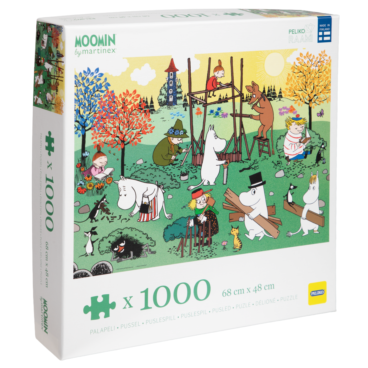 Peliko Muumi 1000 palaa uutterat