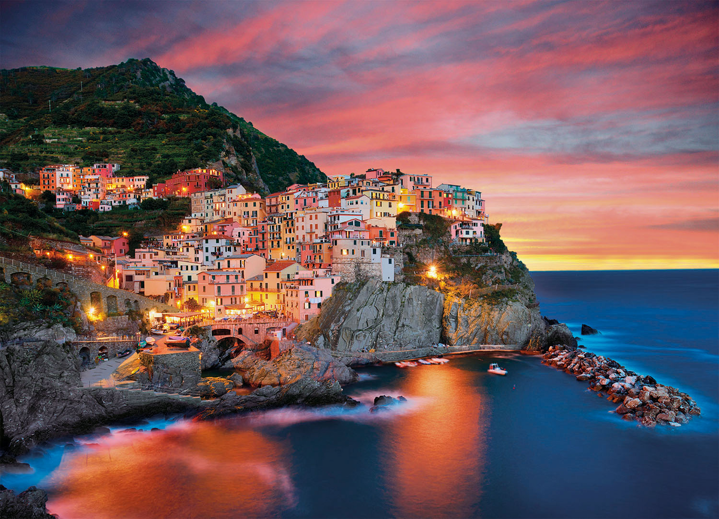 Palapeli 1000 Dusk in Manarola