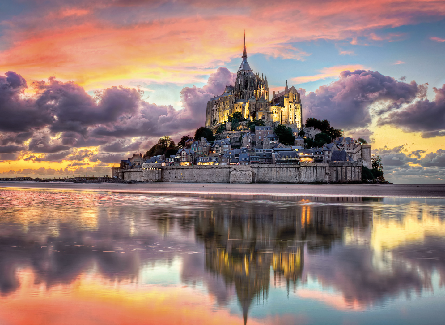 Palapeli 1000 Mont Saint-Michel