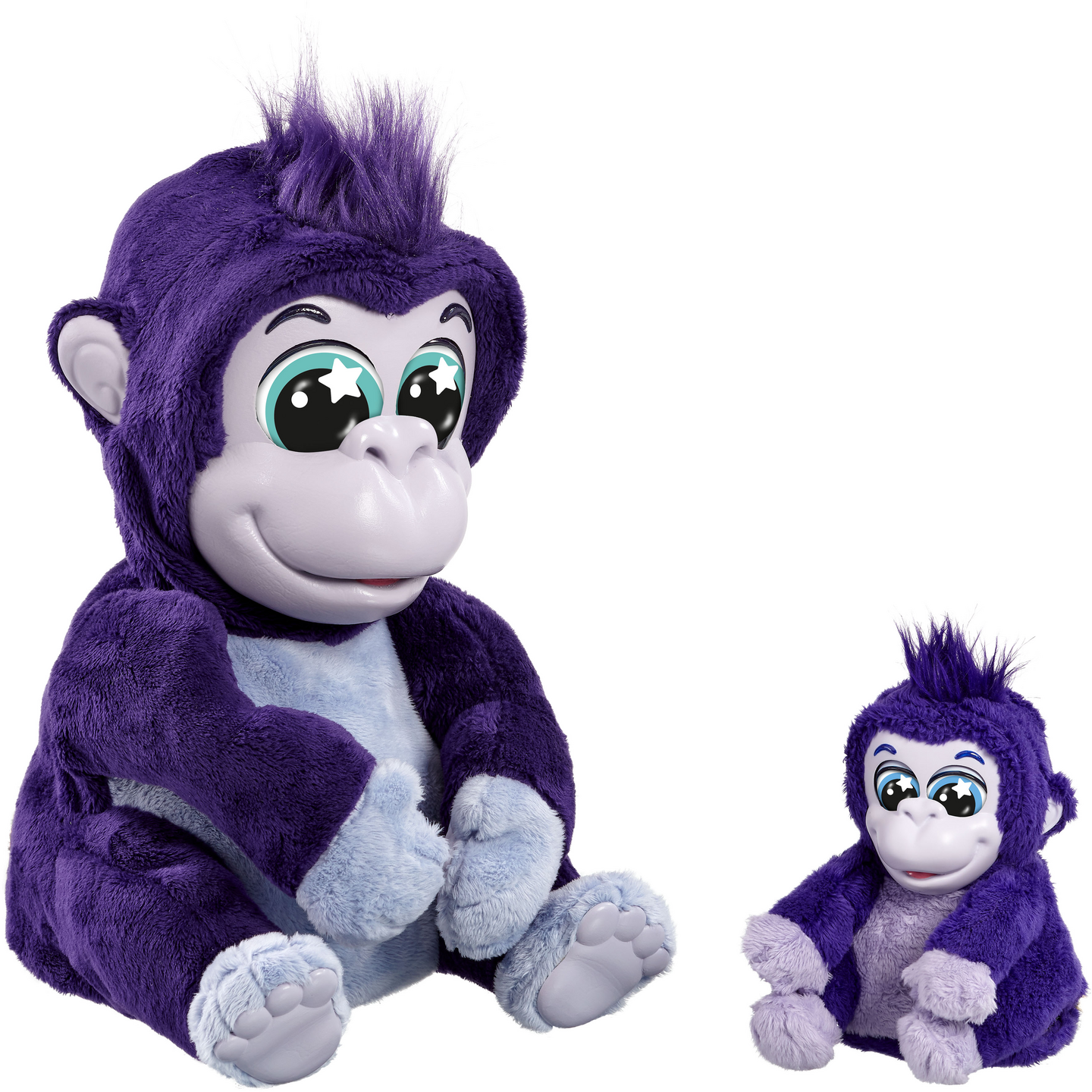 Animagic Tiki Ja Toko -interaktiivinen gorillapehmoleluperhe
