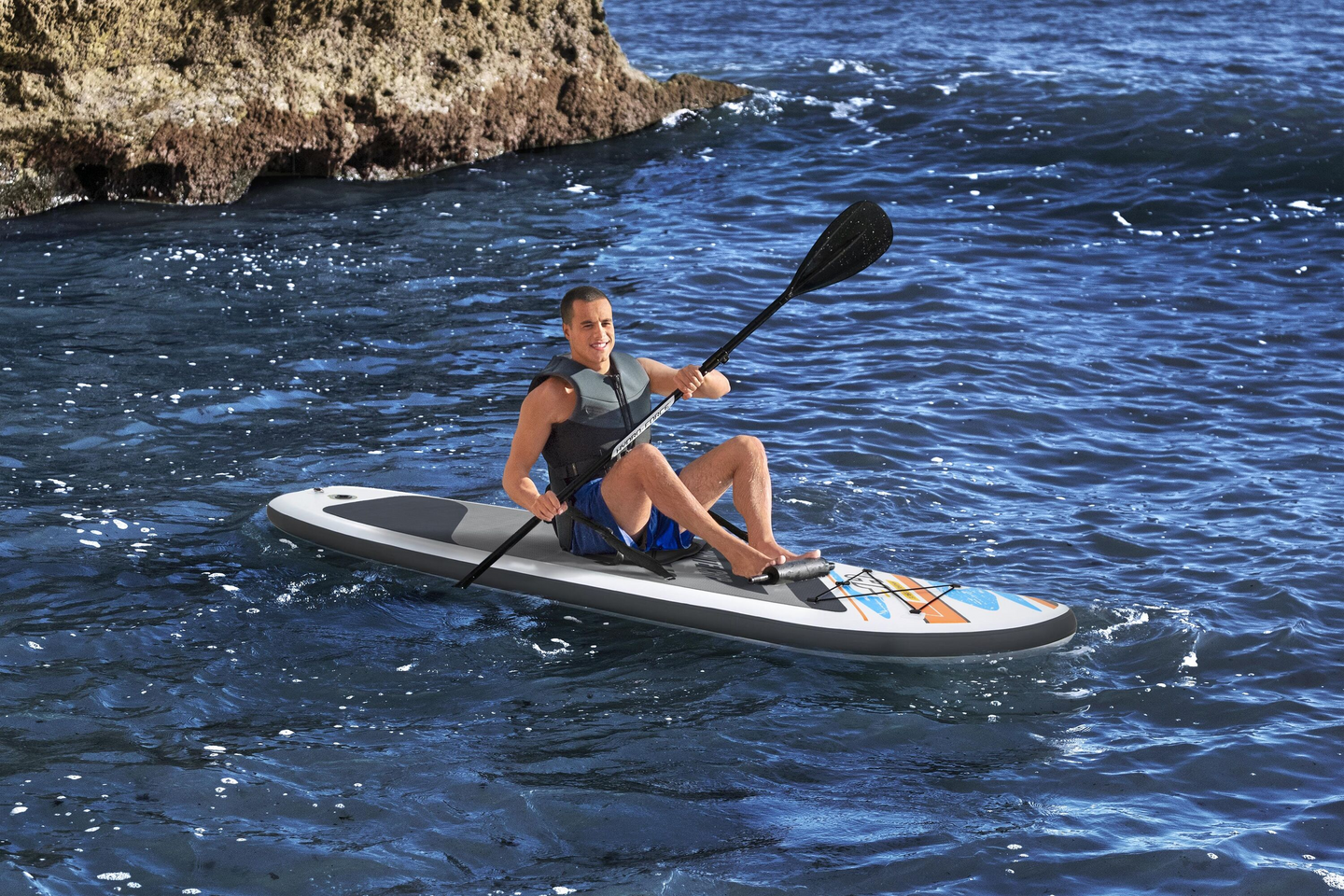 Bestway WHITE CAP CONVERTIBLE -SUP lauta setti