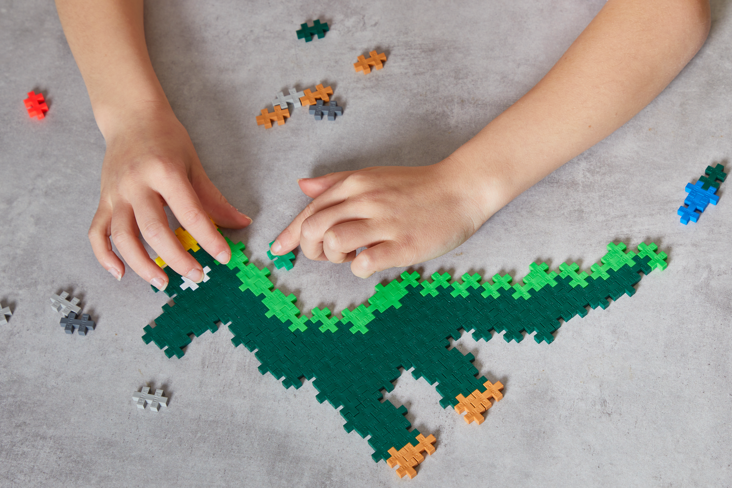 Plus-Plus Opi rakentamaan dinosauruksia - rakennuspalikka 500 palaa