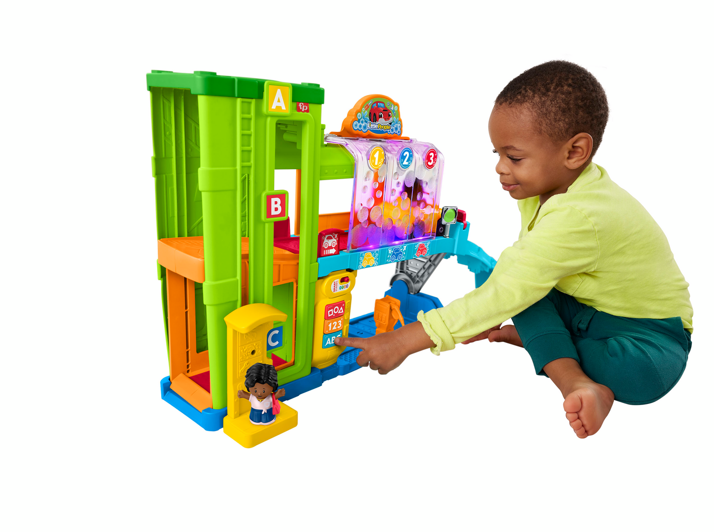 Fisher-Price Little People Learning Garage  -huoltoasemaleikkisetti