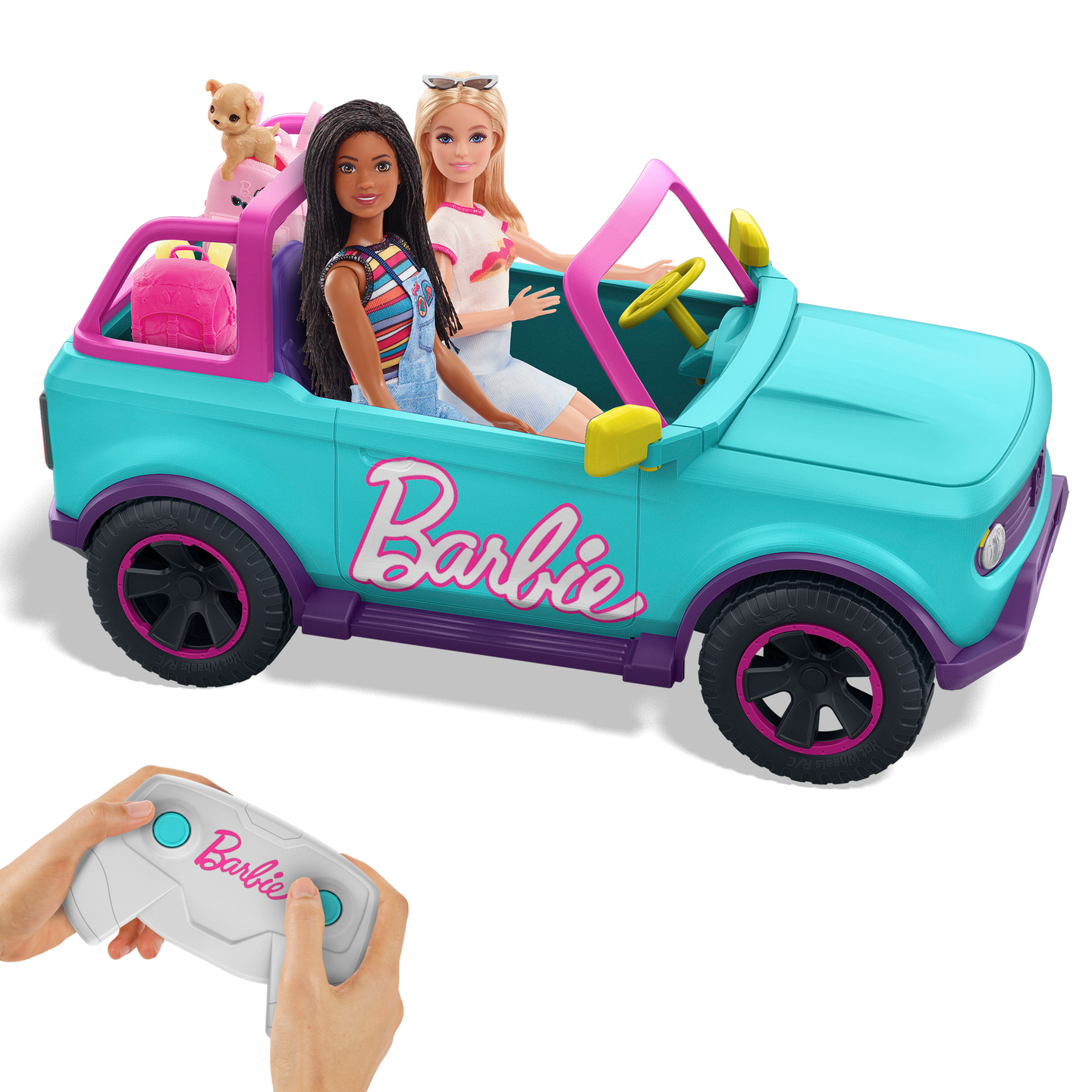 Hot Wheels RC kauko-ohjattava Barbien auto 1:12