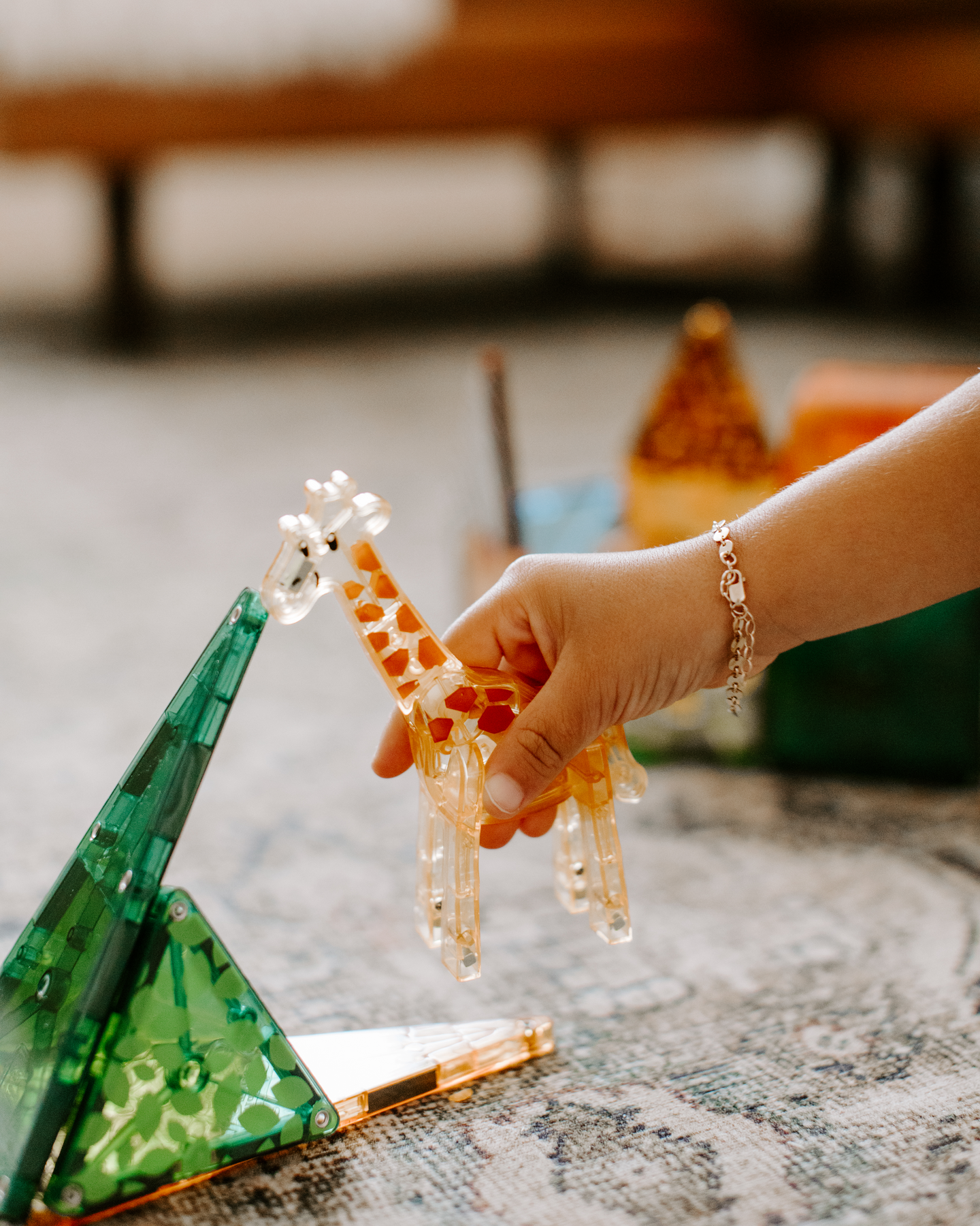 MAGNA-TILES® Safari Animals -magneettirak.sarja, 25 osaa