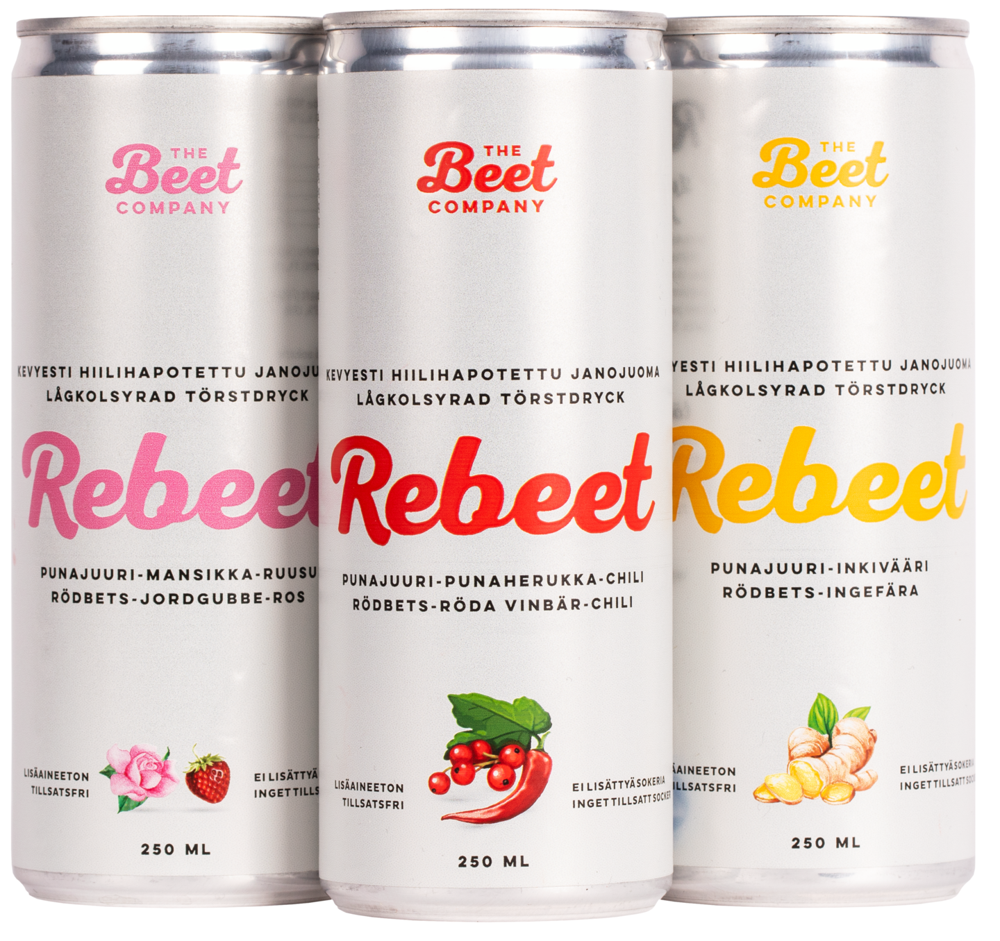 Rebeet ruusu-mansikkajuoma 0,25l