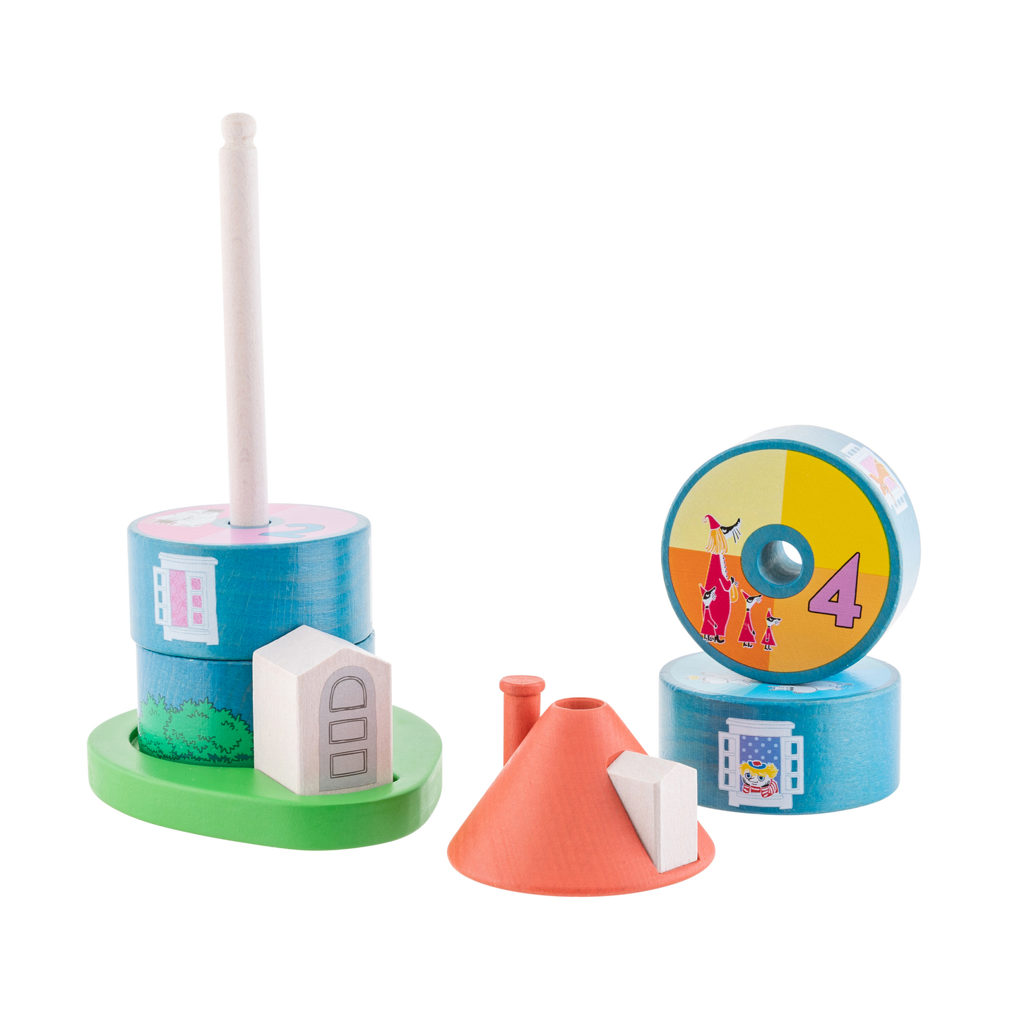 Martinex Muumi pinottava puinen Muumitalo