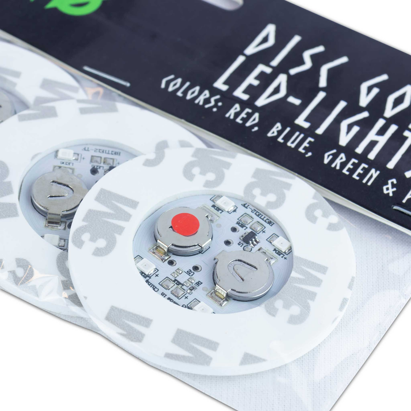 Viking Discs LED-valo frisbeegolfkiekkoon, väri, 4 kpl
