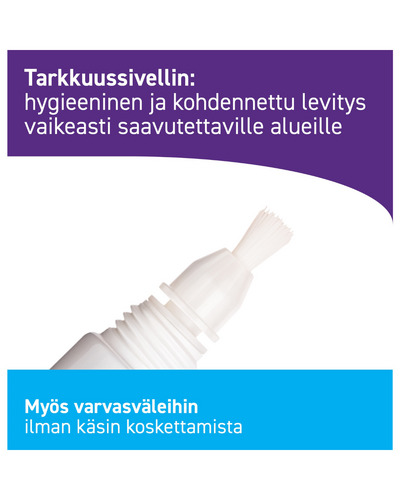 Mycosan Jalkasieni-geeli tarkkuussiveltimellä