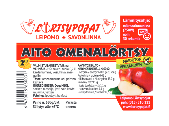 Lörtsypojat omenalörtsy 360g