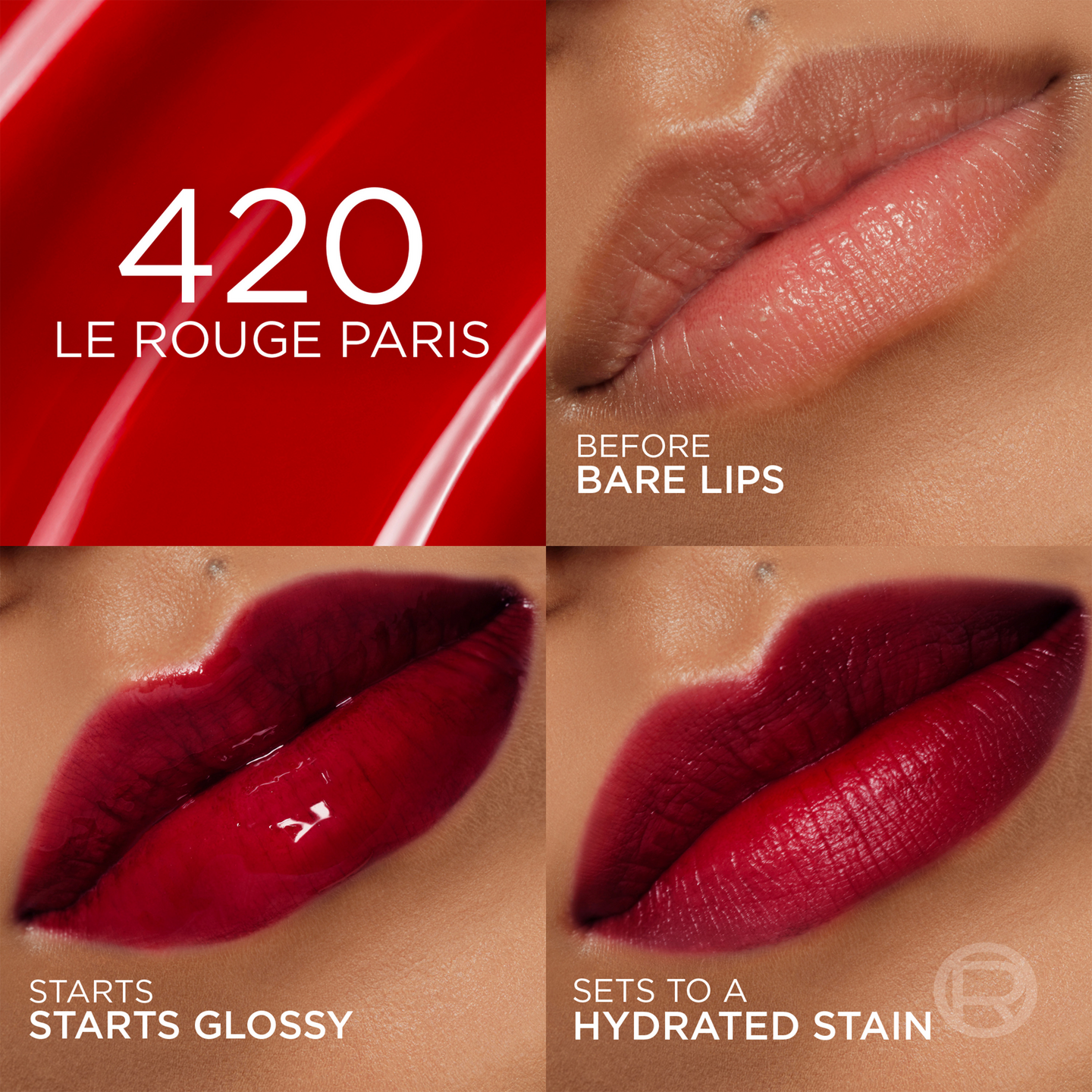L'Oréal Paris Hyaluron Huuliväri Seerumi 420 Le Rouge Paris