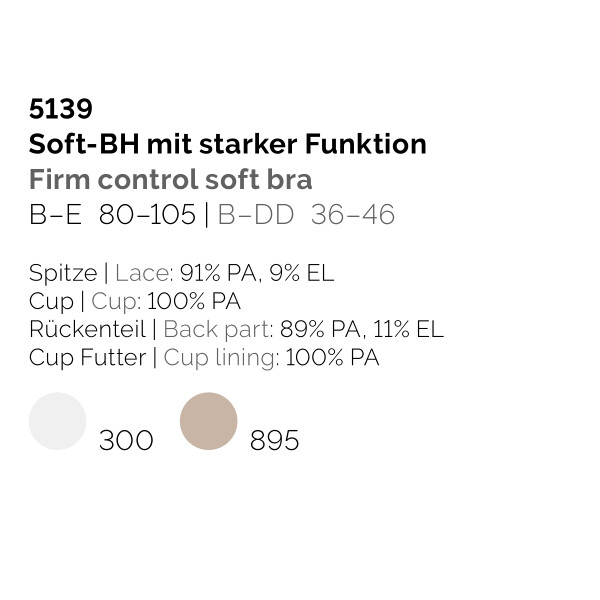 Naturana Soft 5139 rintaliivit