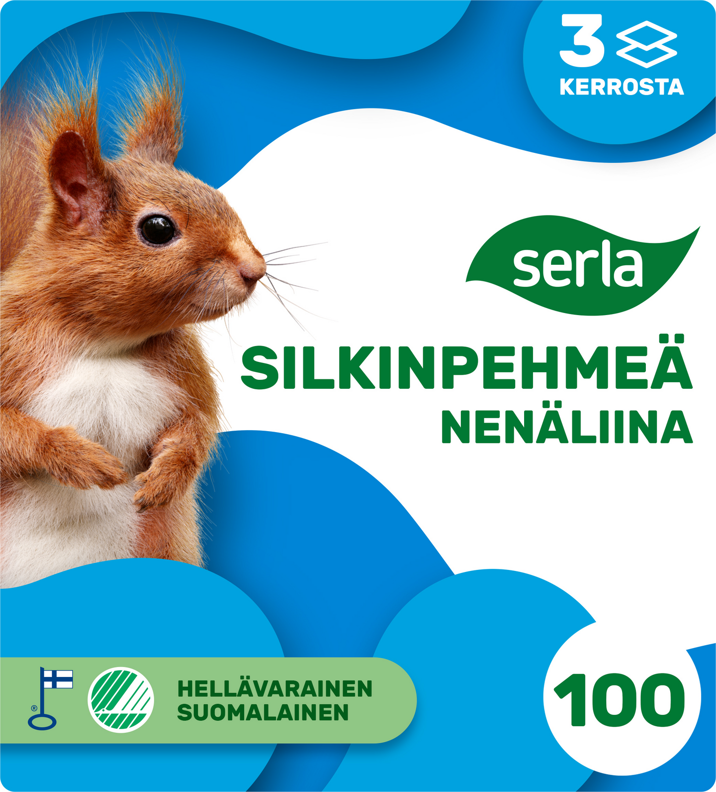 Serla nenäliina 100kpl silkinpehmeä