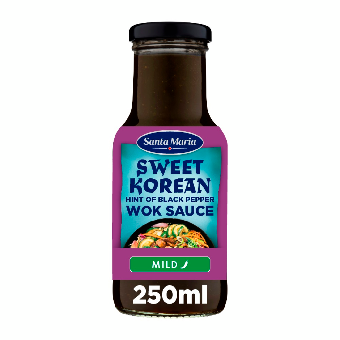 Santa Maria Wok Kastike 250ml  Sweet Korean Black Pepper