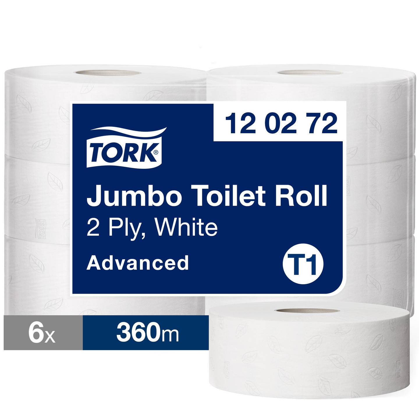 Tork Jumbo wc-paperirulla valkoinen 360m Advanced T1