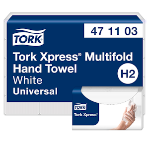 Tork Xpress käsipyyhe Multifold luonnonvalkoinen 190 arkkia Universal H2