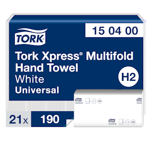 Tork Xpress Multifold Universal H2 käsipyyhe valkoinen 190 arkkia