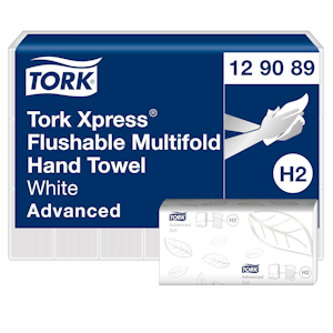 Tork Xpress käsipyyhe Multifold flushable valkoinen 21x200arkkia Z-taitto Advanced H2