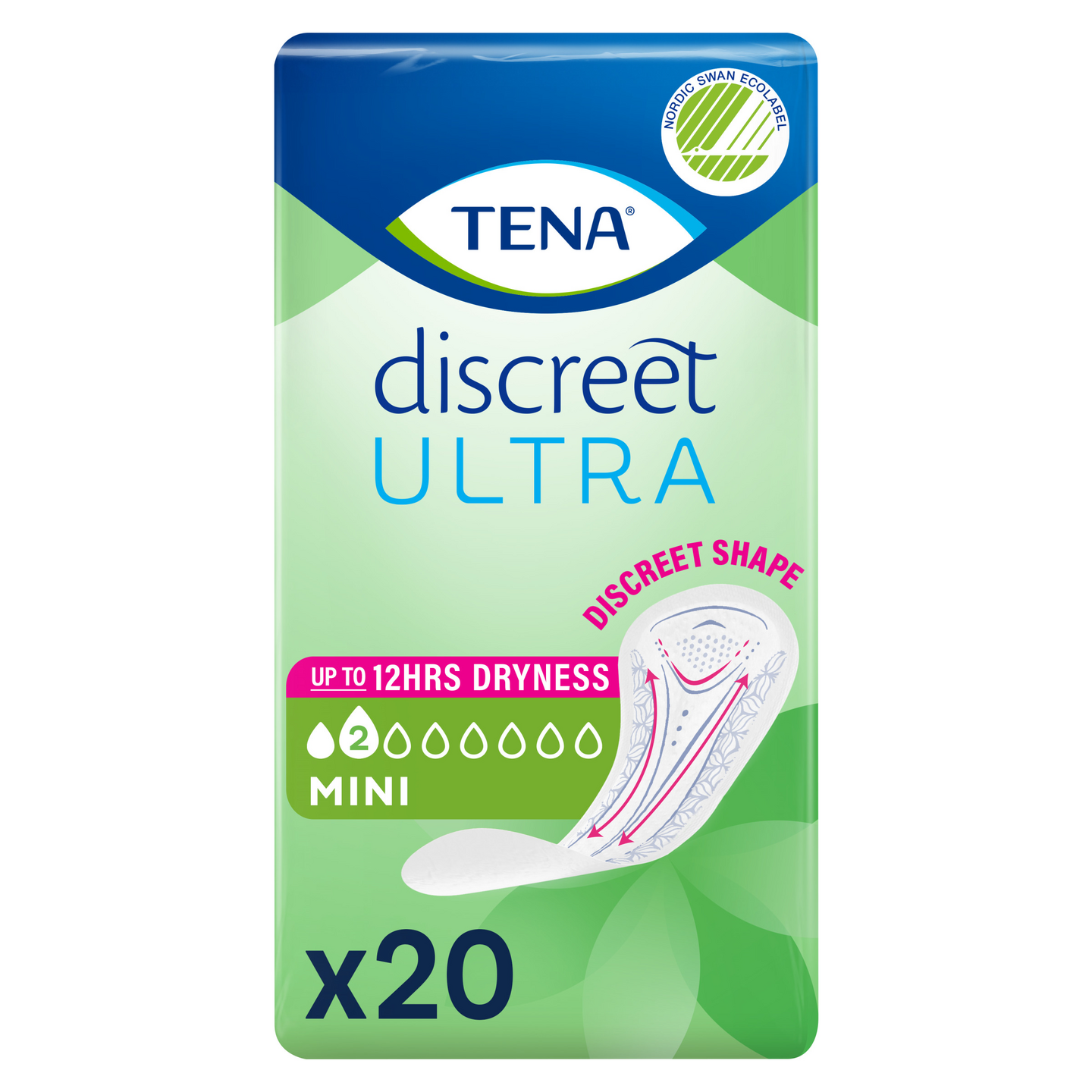 Tena discreet inkosuoja 20kpl mini
