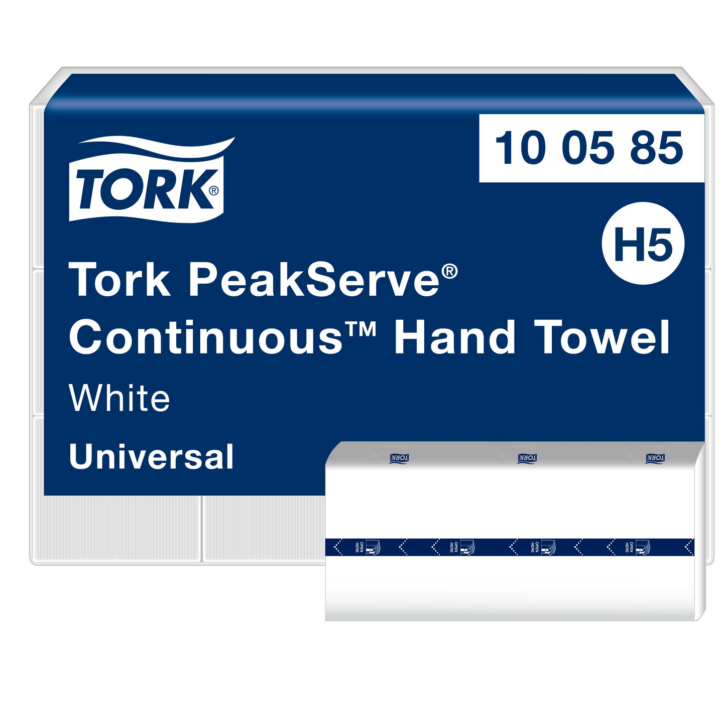 Tork PeakServe Continuous käsipyyhe valkoinen 12x410 arkkia Universal H5
