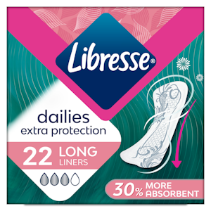 Libresse pikkuhousunsuoja 22kpl Long Extra Protection