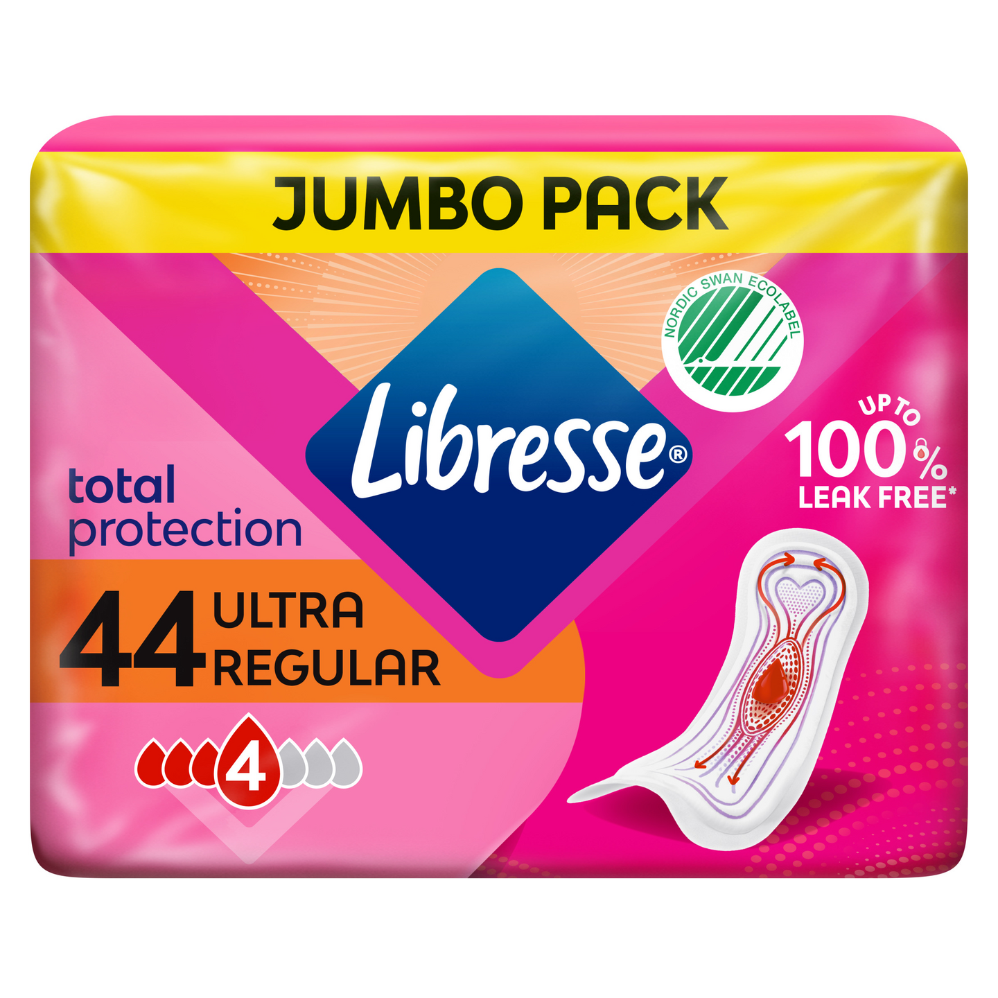 Libresse side Ultra Normal 44kpl Jumbo-pakkaus