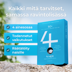 4Her 50+ ravintolisä 60kpl