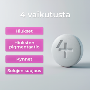 4Her Hiukset ravintolisä 60 kpl