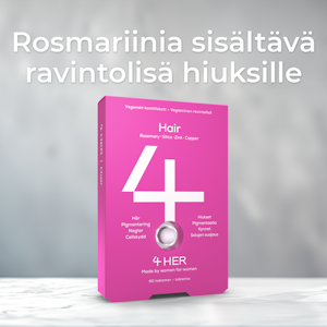 4Her Hiukset ravintolisä 60 kpl