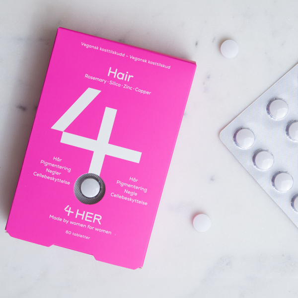 4Her Hiukset ravintolisä 60 kpl