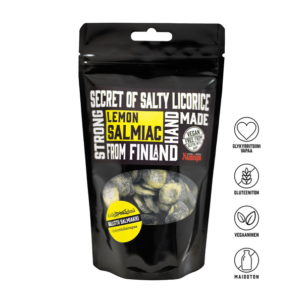 Namitupa Secret of Salty Licorice Sitruunasalmiakki 100 g