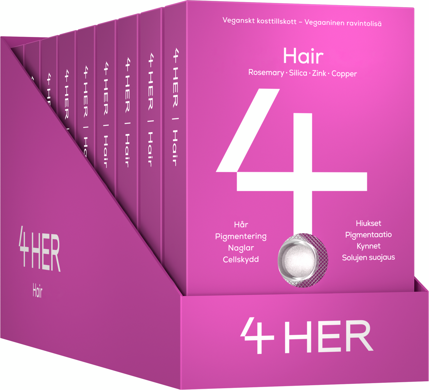 4Her Hiukset ravintolisä 60 kpl