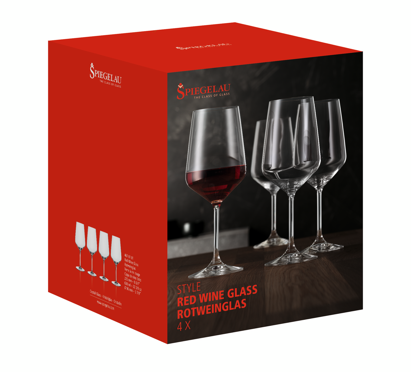 Spiegelau Style punaviinilasi 63 cl 4kpl