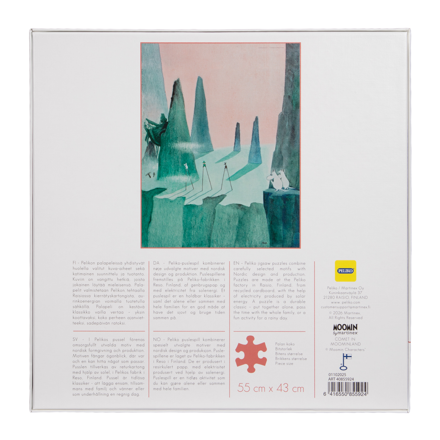 Muumi 750 palapeli Pyrstötähti