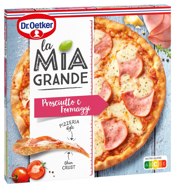 Dr. Oetker La Mia Grande Prosciutto e Formaggi pakastepizza 400 g
