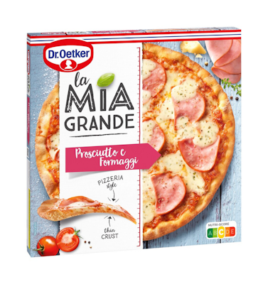 Dr. Oetker La Mia Grande Prosciutto e Formaggi pakastepizza 400 g